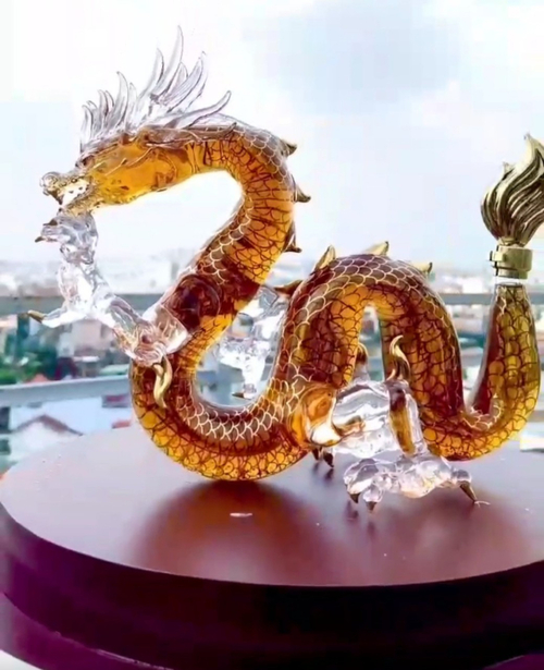 Bình Rượu Rồng Đông Trùng Hạ Thảo