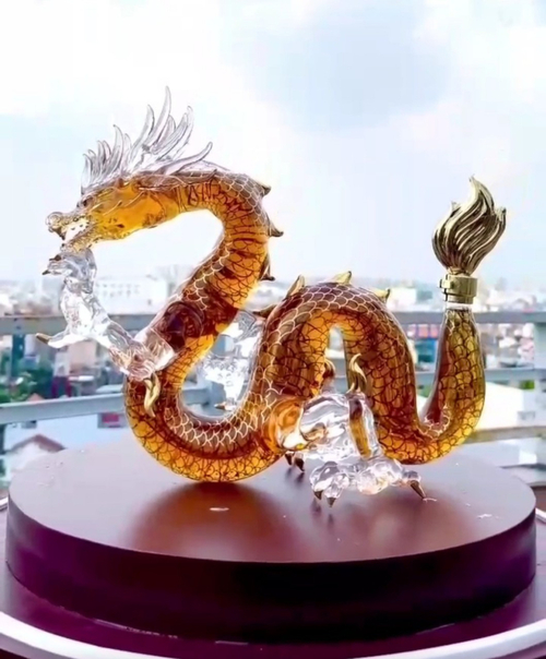 Bình Rượu Rồng Đông Trùng Hạ Thảo
